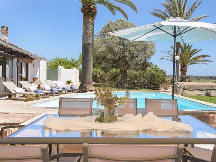 Villa Bohema Sa Padrina, privater Pool, Wlan in Colònia de Sant Jordi, Ses Salines