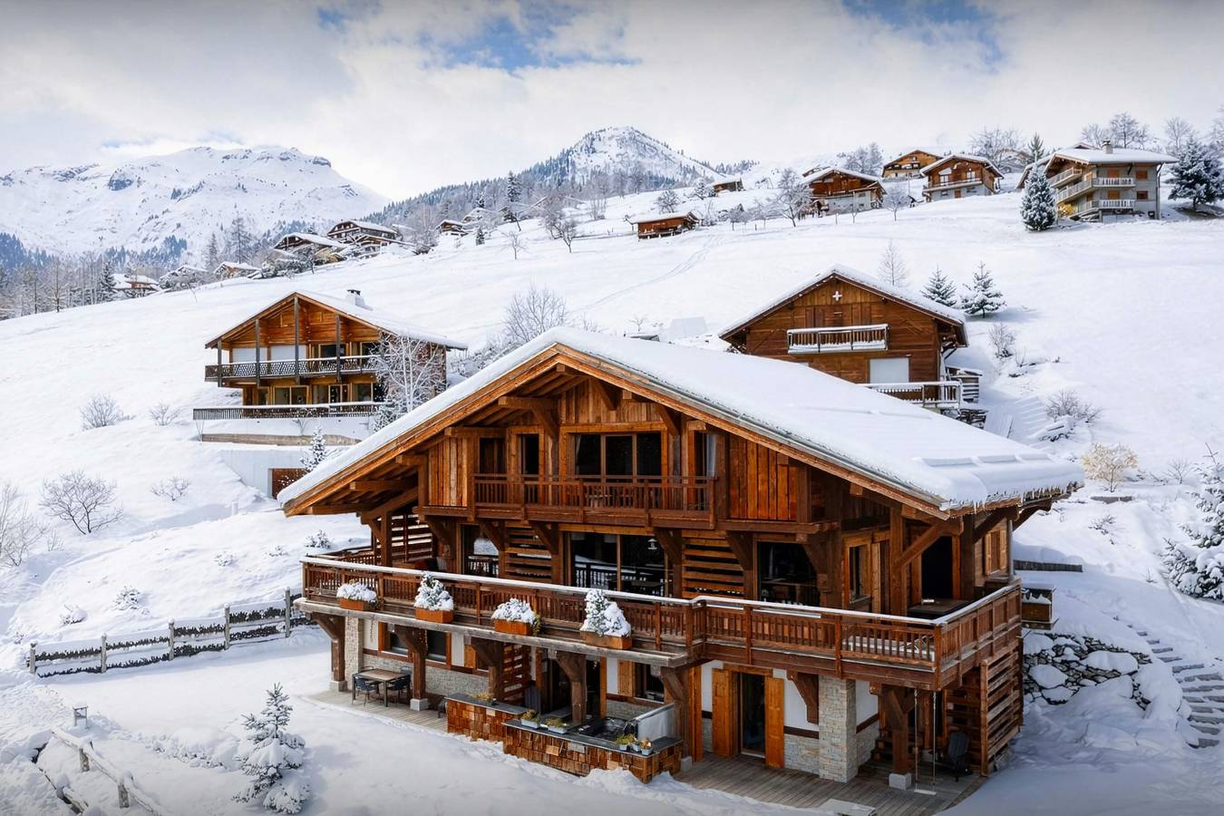 Superb chalet for 14 with hot tub, steam room and sauna - Ovo Network in Cordon, Pays du Mont-Blanc