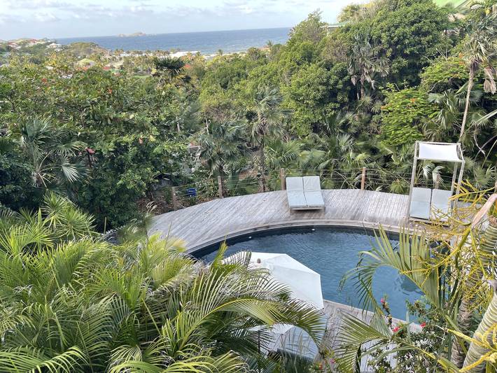 Vacation rental for 8 people, with terrace and pool in Saint-Barthélemy