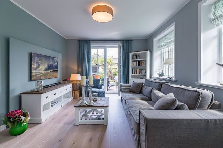 Ferienhaus für 8 Personen, mit Terrasse und Sauna sowie Garten in Oldsum - 4