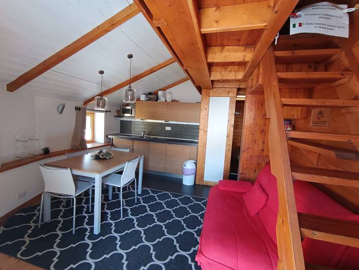 Chalet pour 4 personnes, avec Balcon et Vue à Montgenèvre