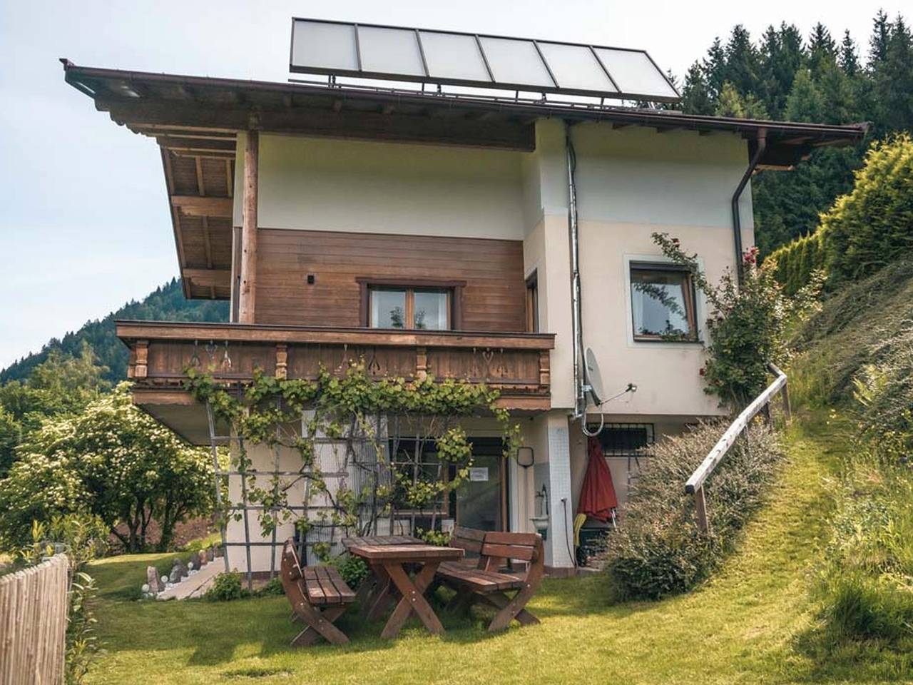 Ferienhaus mit Sauna direkt an der Skipiste in Itter, Kaisergebirge