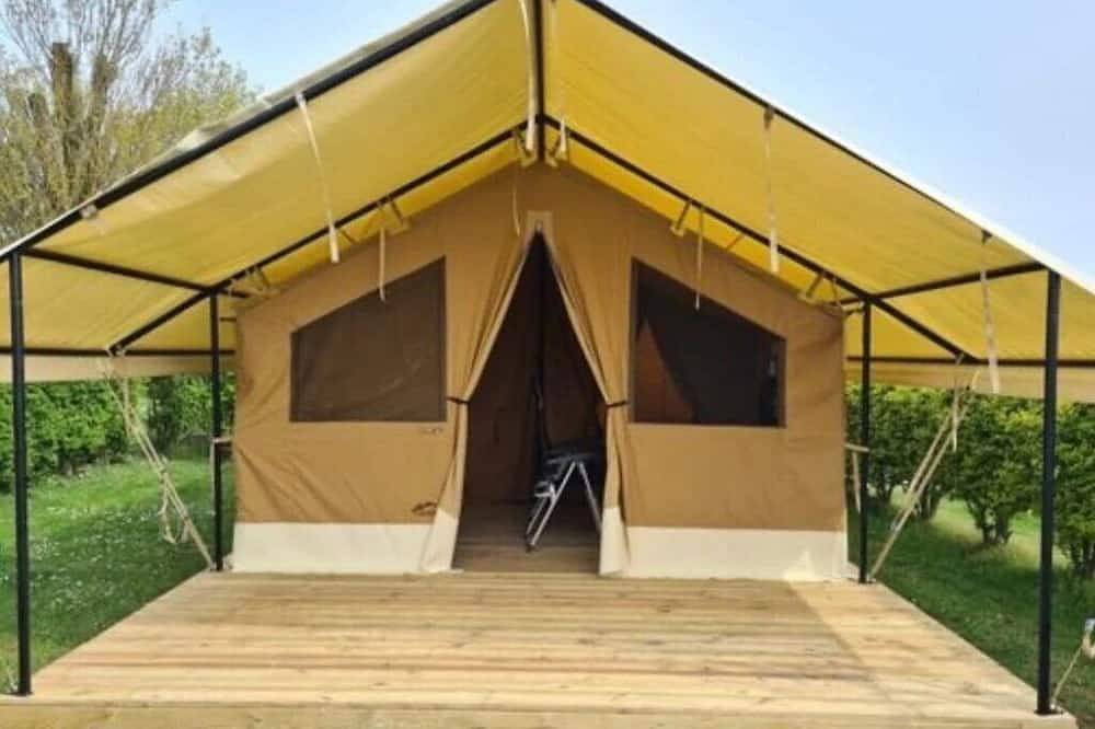 Zecamping 4* familial 500m plage piscine couverte mobil-home 35m2 in Quettehou, Región de Cherbourg