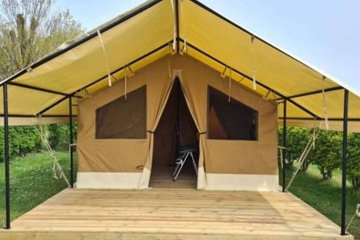 Zecamping 4* familial 500m plage piscine couverte mobil-home 35m2 in Quettehou, Cherbourg und Umgebung
