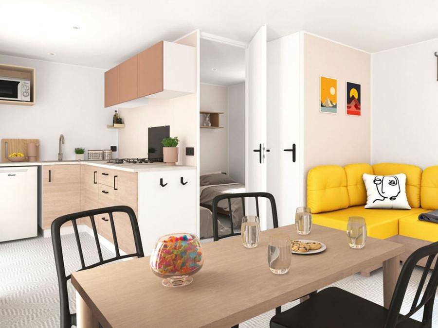 Domaine de la Motte - Mobilhome 4 personnes - Mh Riviera suite 2Ch 4P in Signy-le-Petit, Parc naturel régional des Ardennes