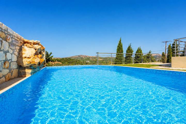 Villa für 2 Personen, mit Meerblick und Sauna sowie Garten auf Kreta - 4