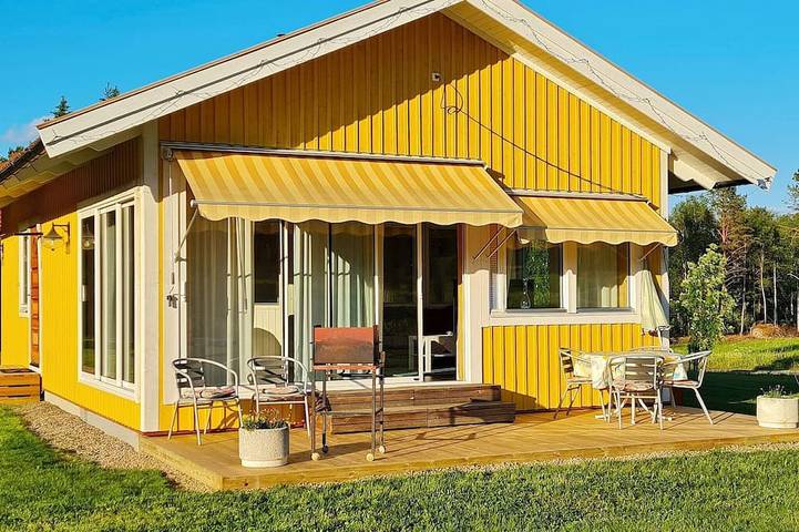 Chalet für 7 Personen, mit Balkon in Nordschweden