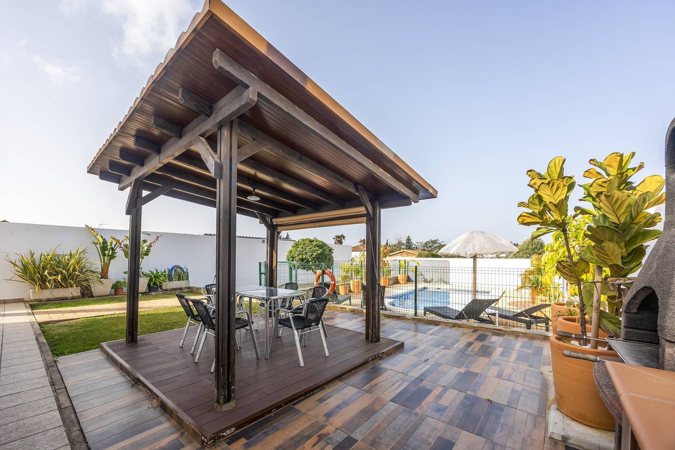 Maison de vacances 'La Raya' avec piscine privée, Wi-Fi et climatisation in Conil de la Frontera, Costa de la Luz