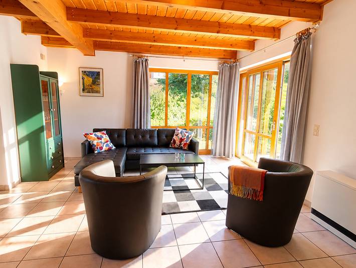 Ferienhaus für 7 Personen, mit Terrasse und Garten