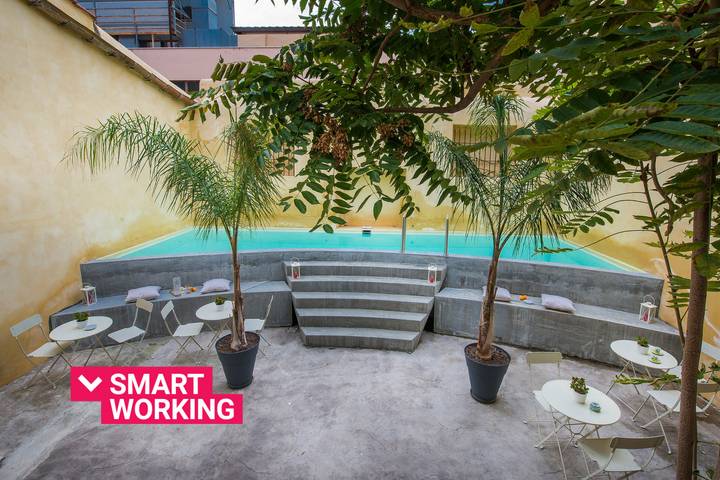 Ferienhaus für 7 Personen, mit Balkon und Terrasse sowie Garten und Pool in Palermo