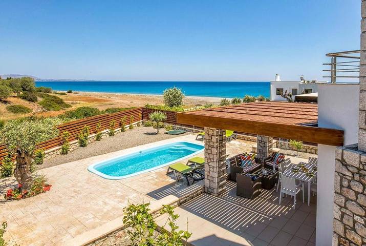 Villa für 4 Personen, mit Balkon und Terrasse sowie Garten auf Rhodos