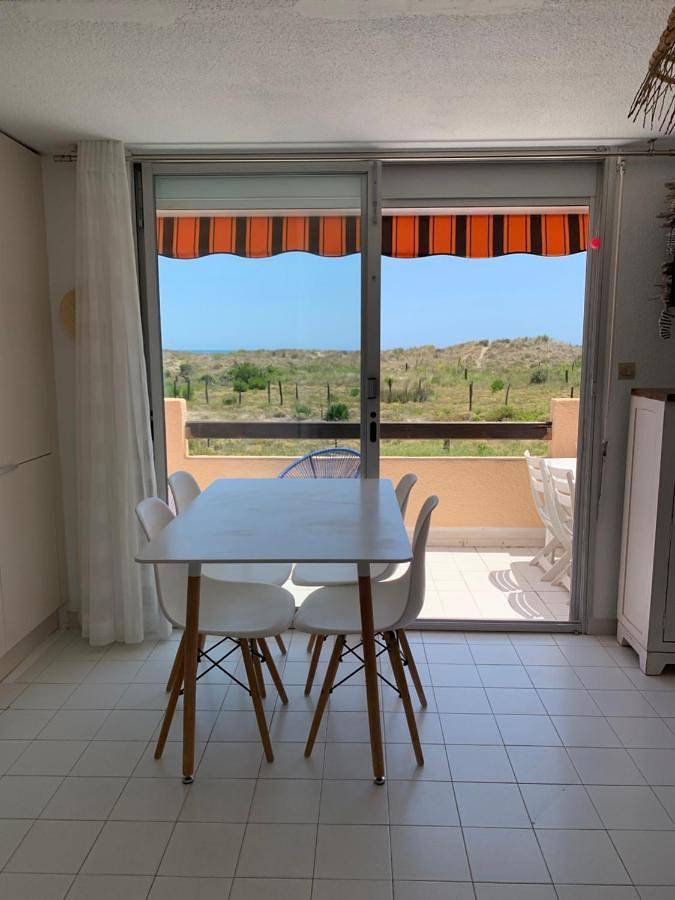 Vakantiewoning voor 3 personen, met terras en uitzicht in Marseillan