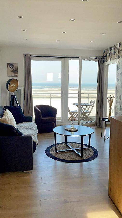 Appartement entier, Perle d'Opale T2 Face Mer Balnéo-Spa Parking Privé Wifi Netflix Hôtel&Logde 4 Pers in Berck Plage, Berck