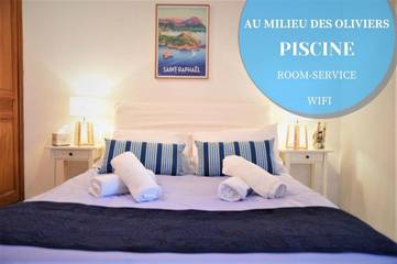 Chambre d’hôte pour 2 personnes, avec bassin pour enfant et piscine ainsi que vue et jardin à Tavernes