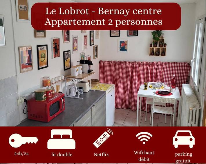 Apartamento de vacaciones para 2 personas, Se admiten mascotas - 1