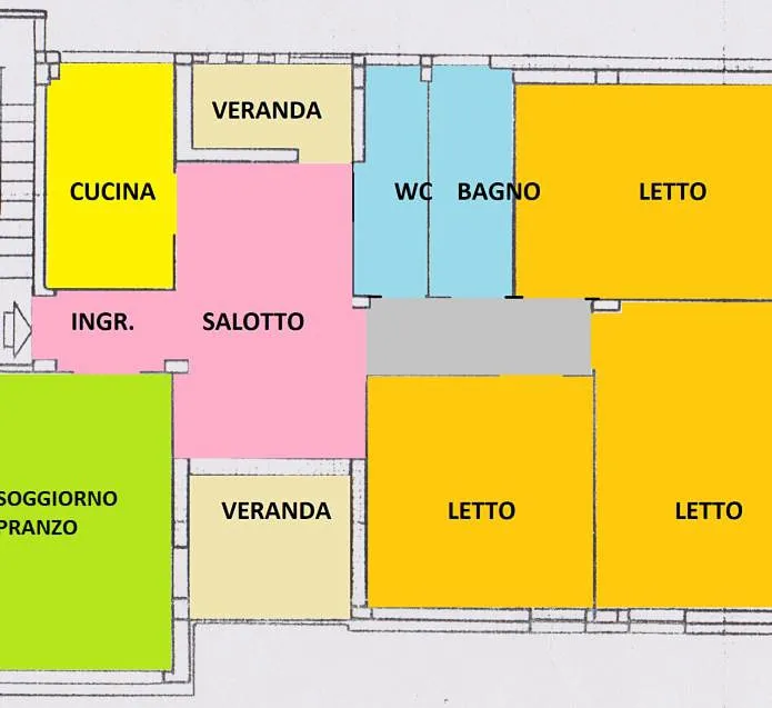 Apartamento de vacaciones para 9 personas, con vistas además de jardín y terraza, Se admiten mascotas - 1
