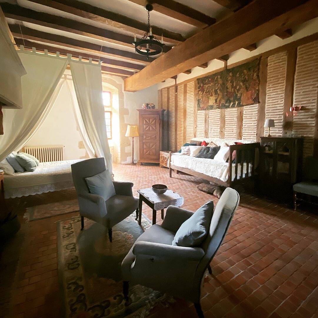 Suite médiévale 2-6 personnes au Manoir de Foncher - Suite Plantagenet in Villandry, Région de Tours
