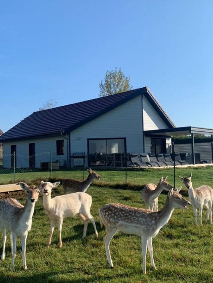 Chalet pour 6 personnes, avec jacuzzi ainsi que jardin et terrasse