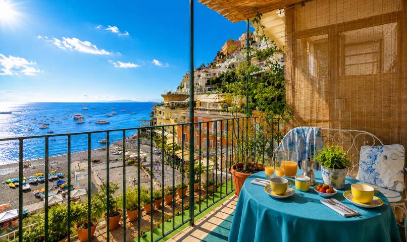 Location de vacances pour 6 personnes, avec Vue sur l’océan ainsi que Balcon et Terrasse à Positano - 2