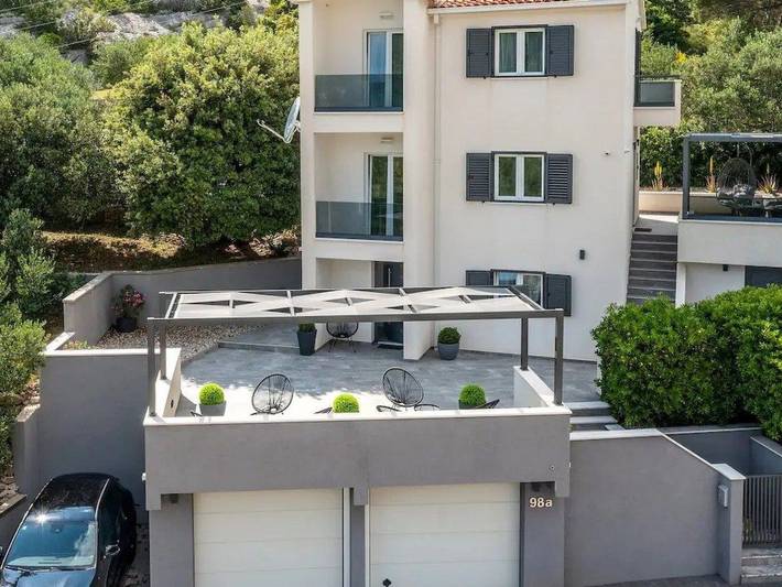 Ferienhaus für 6 Personen, mit Balkon und Pool in Krvavica - 4