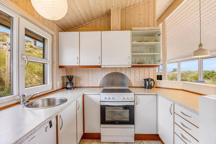 Ferienhaus für 6 Personen, mit Terrasse und Ausblick sowie Balkon/Terrasse und Sauna, mit Haustier in Søndervig - 3