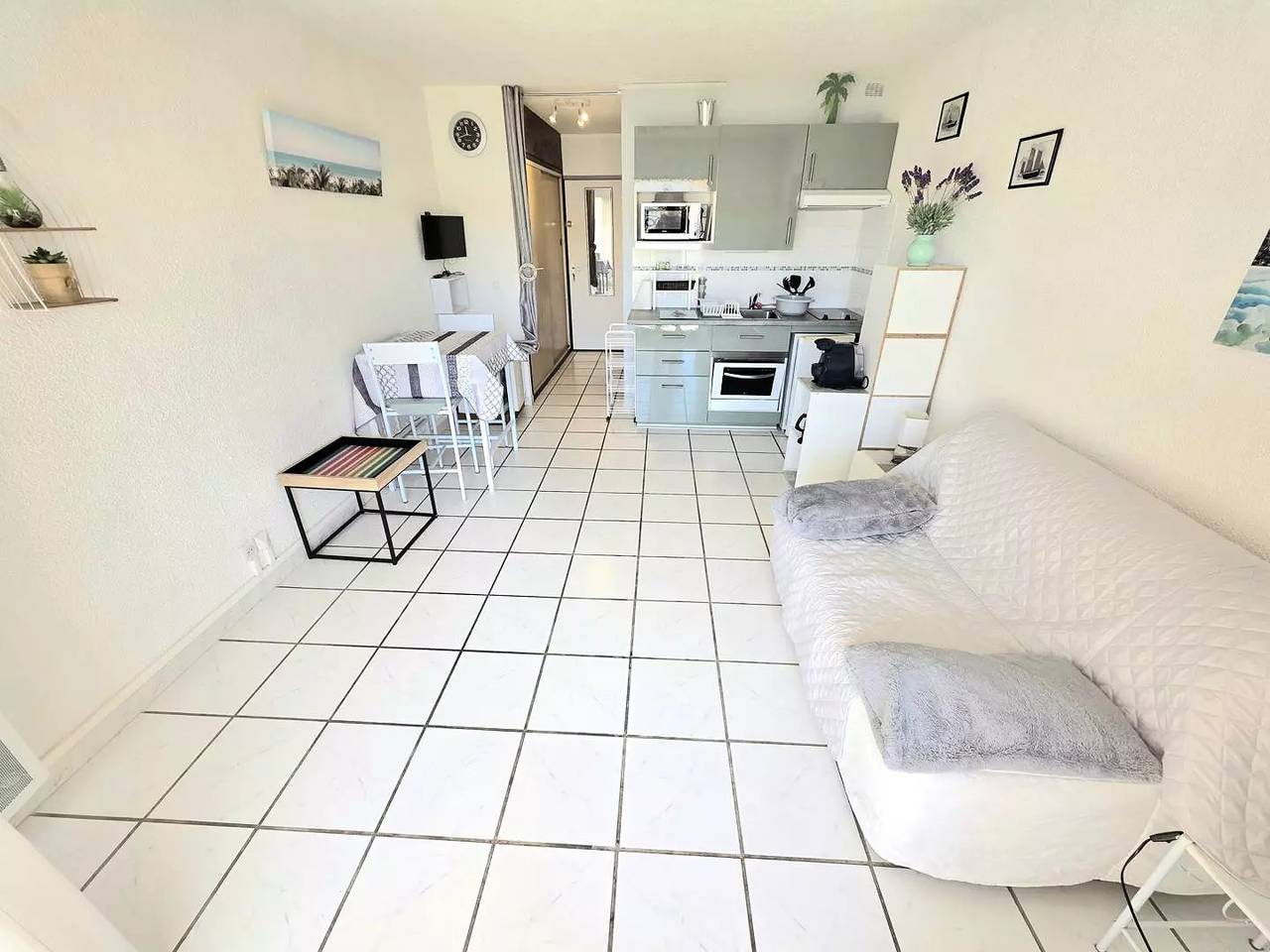 Studio entier, Studio - 2 personnes - Le Barcarès. in Le Barcarès, Côte d'Améthyste
