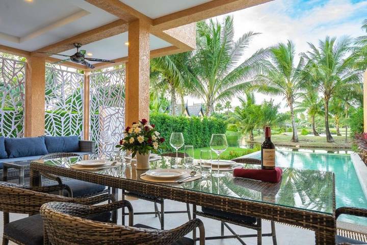 Location de vacances pour 8 personnes, avec piscine et sauna ainsi que jardin et terrasse dans Koh Chang - 3