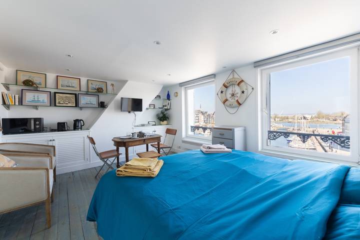 Ferienwohnung für 2 Personen, mit Ausblick in Honfleur