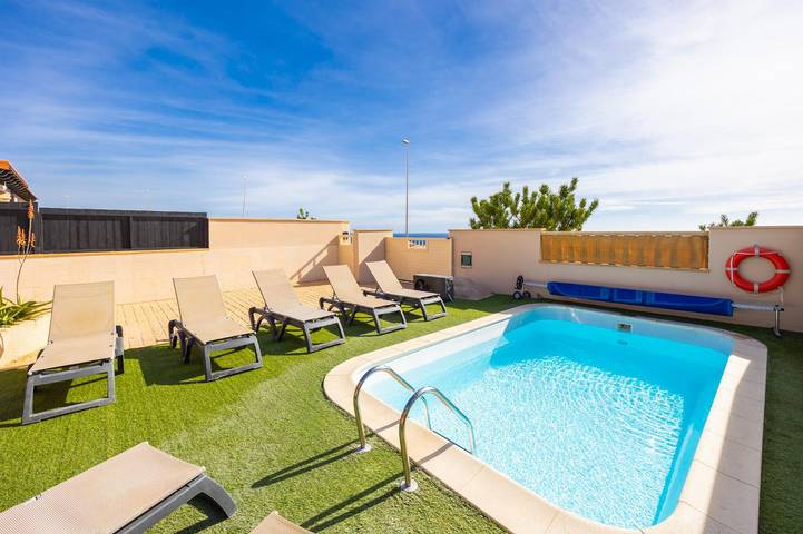 Casa rural para 12 personas, con vistas al mar y jardín en Antigua - 2