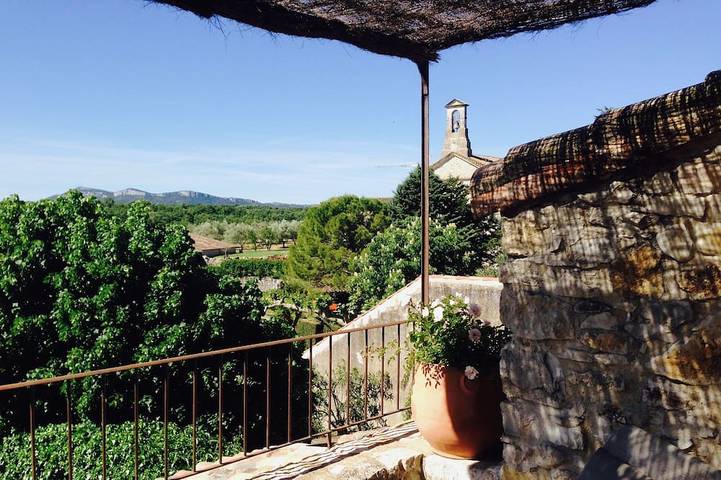 Location de vacances pour 6 personnes, avec Balcon et Jardin à Fons-sur-Lussan