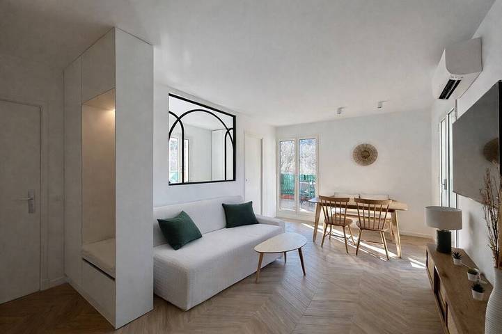 Appartement de vacances pour 4 personnes, avec jardin et terrasse à Valbonne