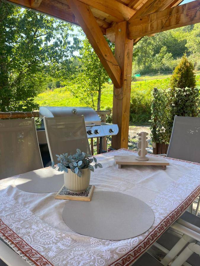 Chalet pour 3 personnes, avec Balcon et Terrasse ainsi que Jardin et Vue