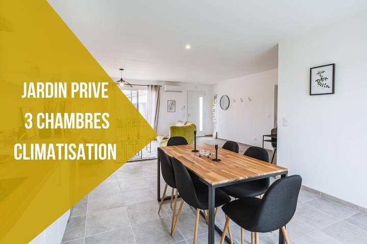 Location de vacances pour 6 personnes, avec Terrasse et Jardin à Saint-Vincent-de-Tyrosse