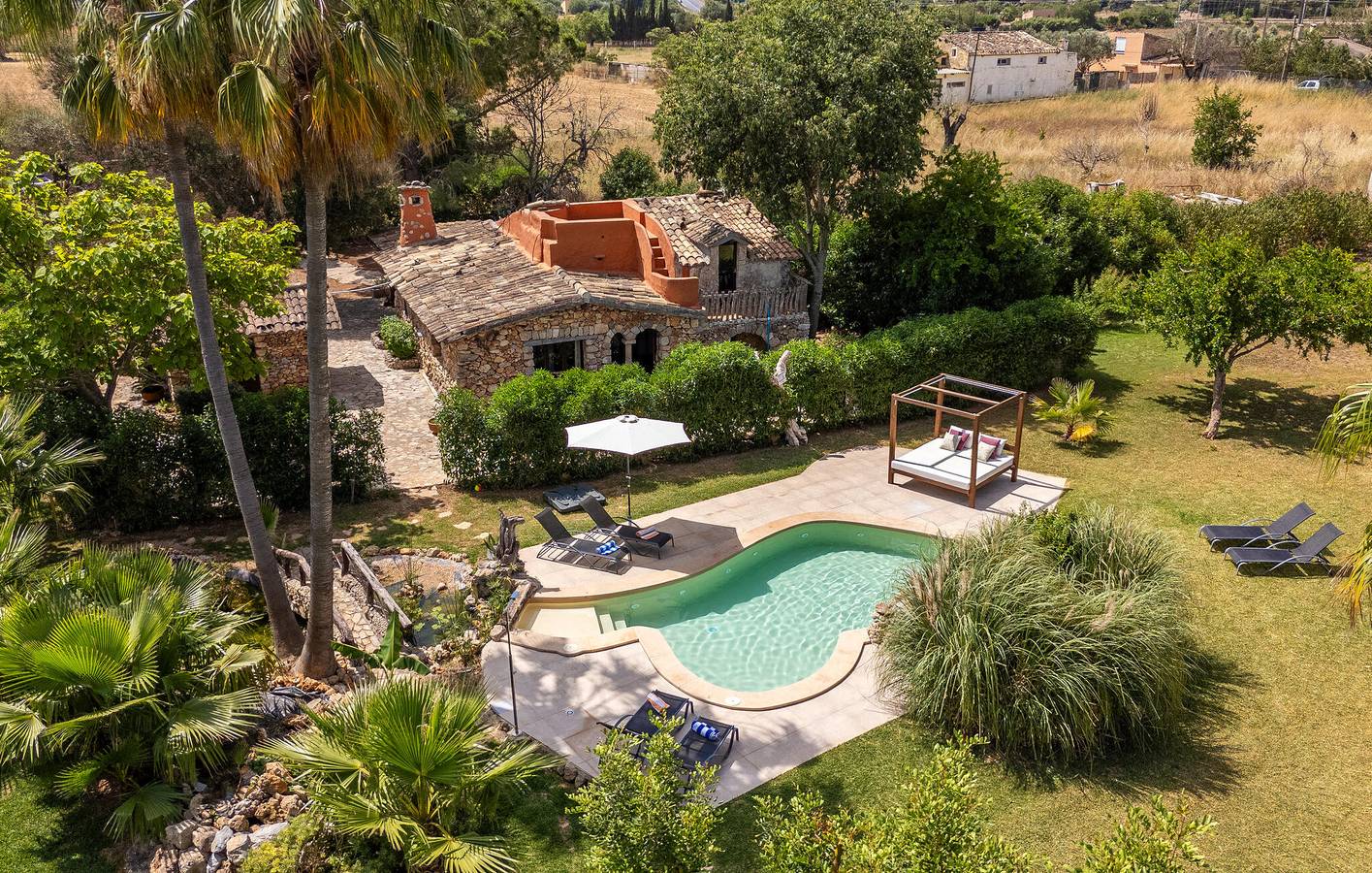 Accogliente appartamento con terrazza, piscina e barbecue vicino a Inca in Inca, Maiorca centrale