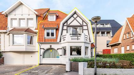 Ferienhaus mit Meerblick für 8 Personen, mit Balkon und Garten in Belgien