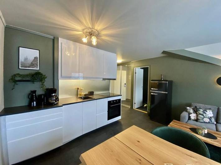 Ferienwohnung für 7 Personen, mit Terrasse und Garten sowie Ausblick