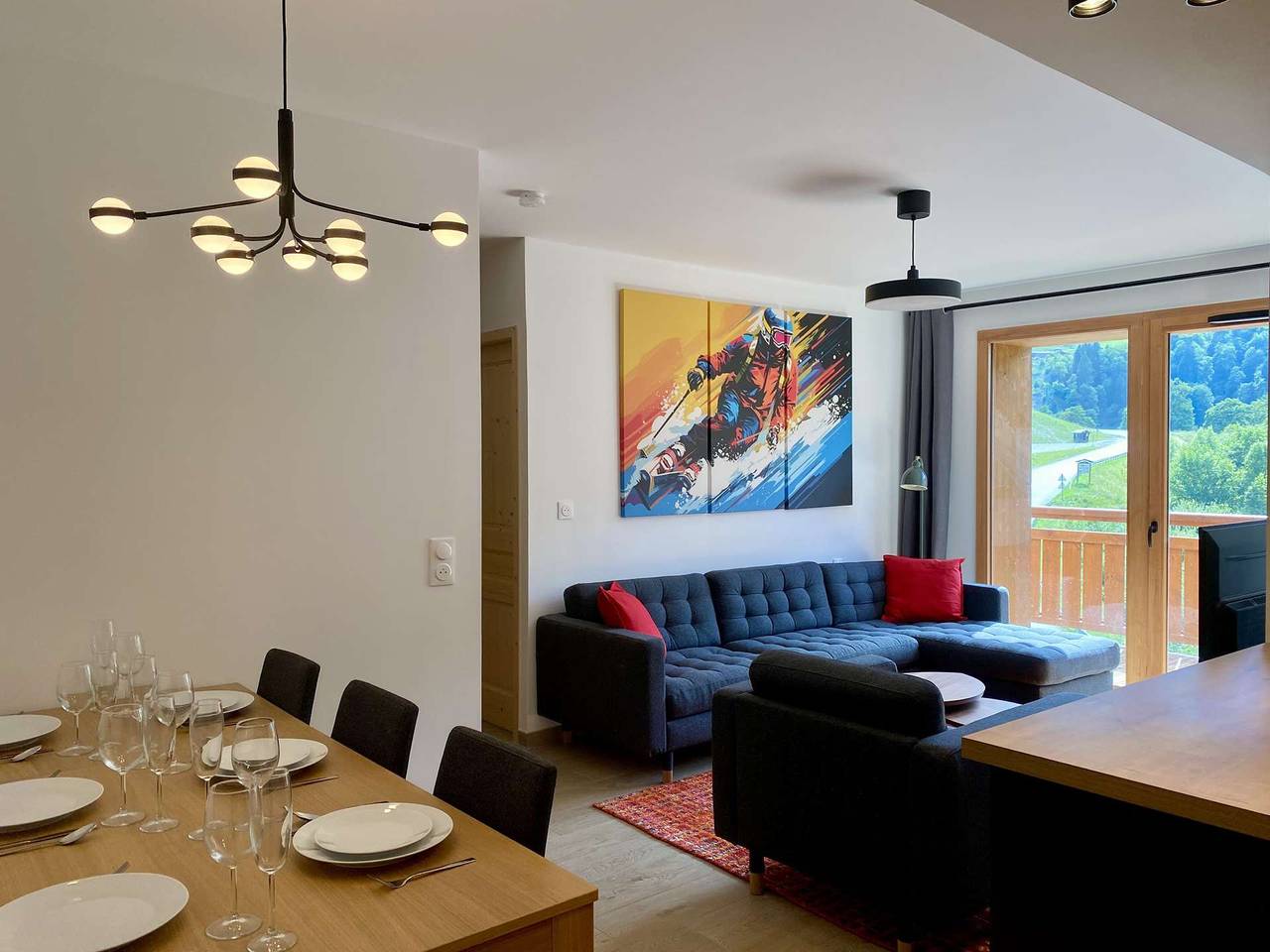 Ganze Ferienwohnung, Le Roc - Magnifique 4 pièces chaleureux in Valmorel, Les Avanchers-Valmorel