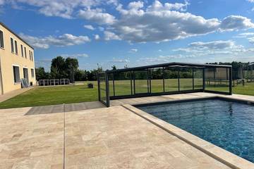 Gîte pour 15 personnes, avec jardin à Saint-Cyr-sur-Morin