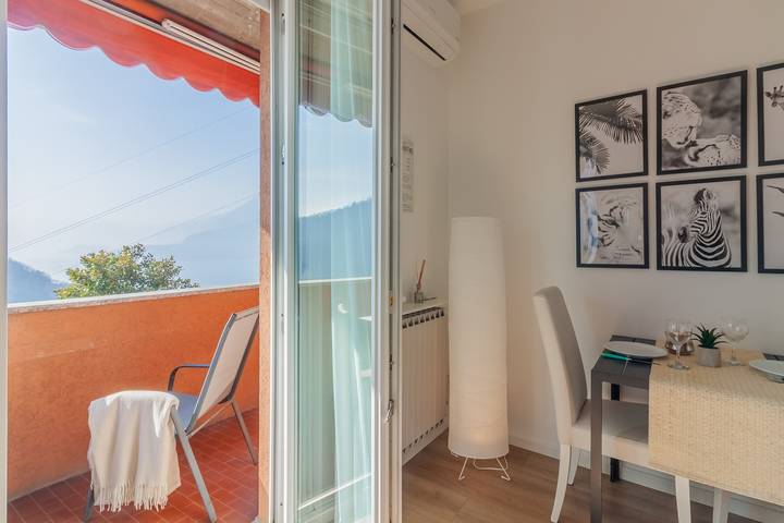 Gîte pour 4 personnes, avec balcon et vue sur le lac dans Perledo - 4