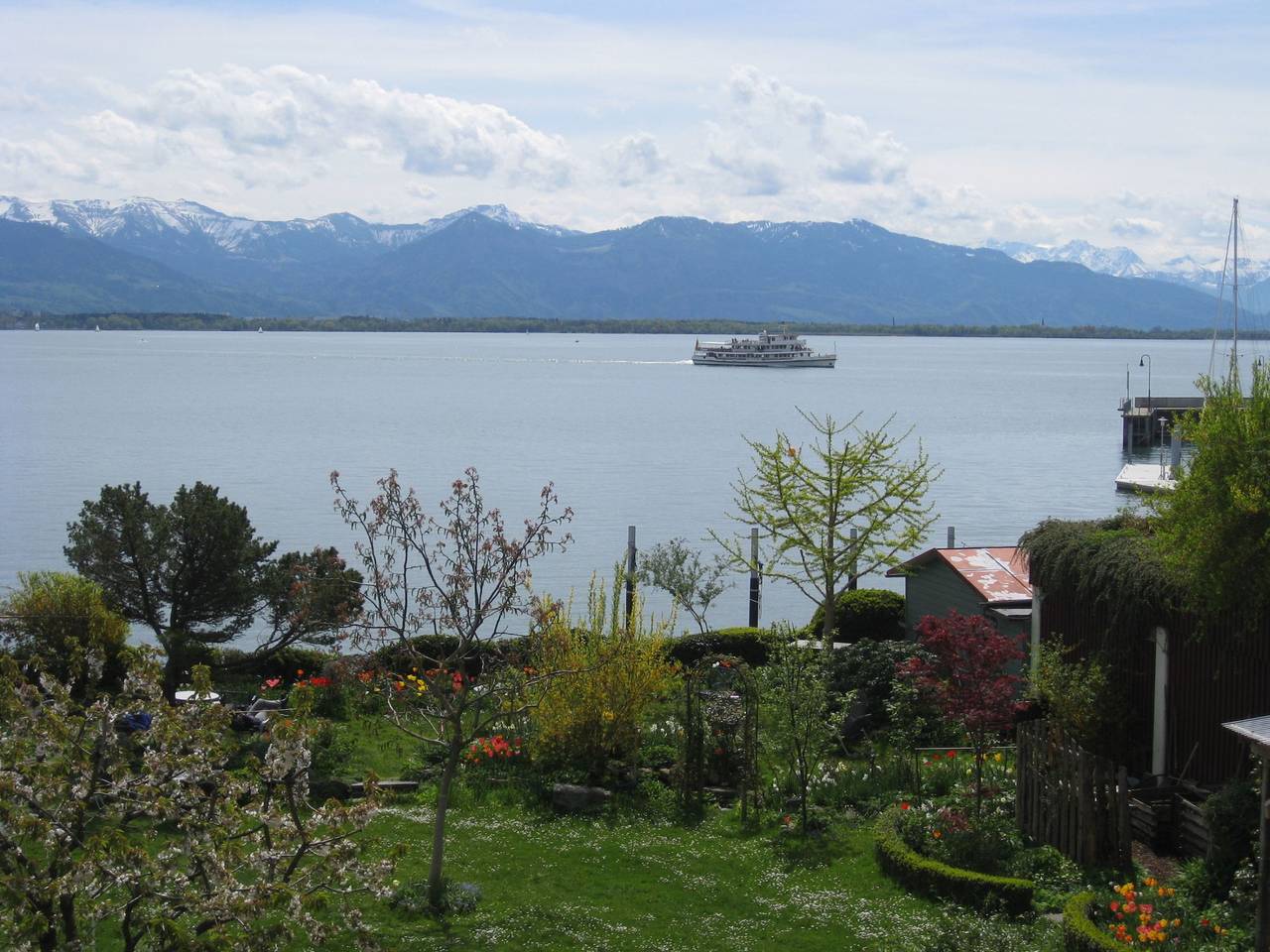 Ganze Wohnung, Ferienwohnung 'Damkröger 2' mit Blick auf den See und Wi-Fi in Lindau, Bayerisch Schwaben