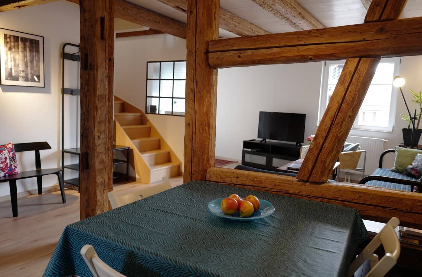 Apartamento entero, Apartamento 'Lucia - Dúplex con Aire Acondicionado' y Vista a la Montaña, Wi-Fi in Obernai, Región de Sélestat-Erstein