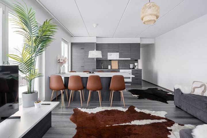 Gîte pour 8 personnes, avec sauna ainsi que jacuzzi et balcon dans Tampere - 2