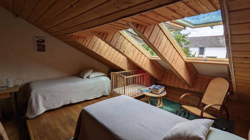 Gîte pour 2 personnes, avec terrasse et vue, animaux acceptés à La Chapelle-de-Brain - 4