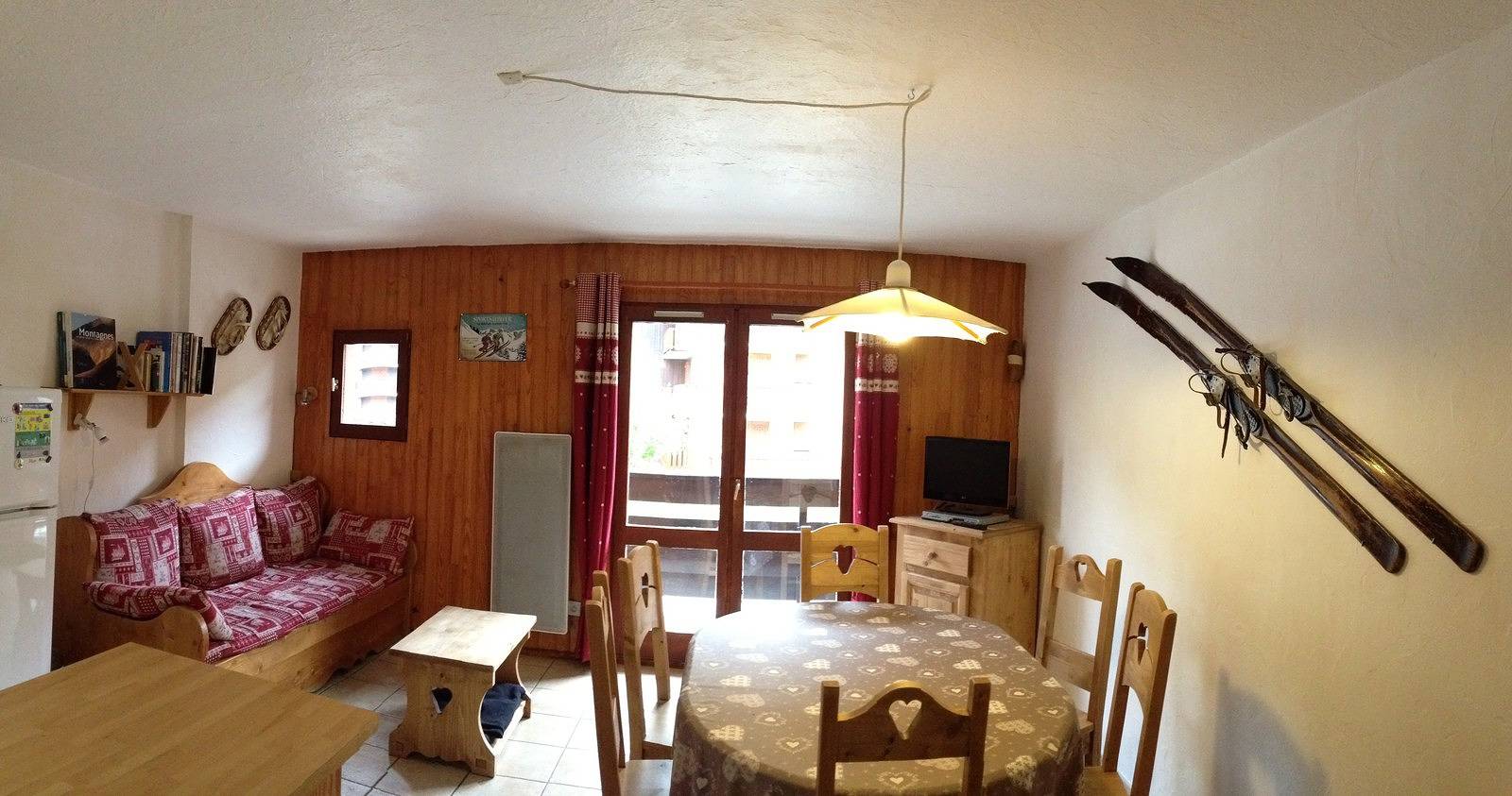 Entire apartment, 3 rooms cabin 6 people 3*east facing - Berger94 in Valloire, Saint-Jean-de-Maurienne region
