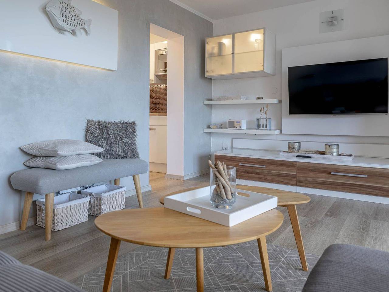 Ganze Ferienwohnung, Brandenburg 7 - Moderne 2-Zimmerwohnung in Westerland, in direkter Strandlage mit Balkon. in Westerland, Sylt (Gemeinde)