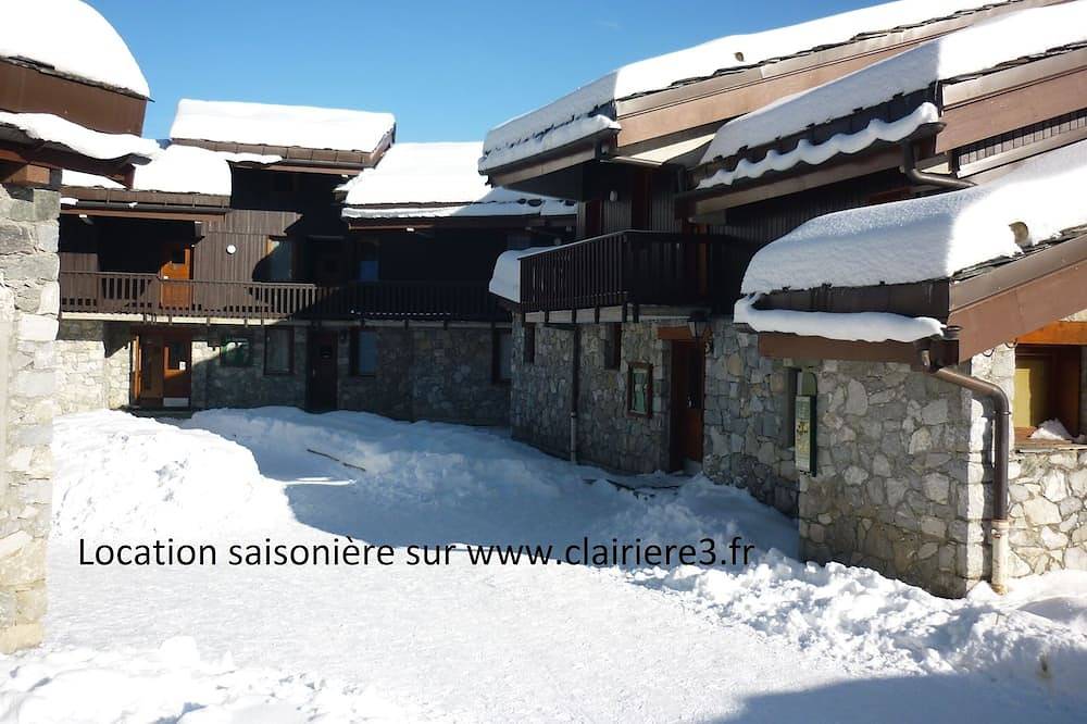 Ganze Wohnung, Valmorel Wohnung (4 Personen 30 m2) zurück zu den Skiern. Terrasse mit Veranda. in Valmorel, Les Avanchers-Valmorel
