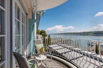 Ferienwohnung für 2 Personen, mit Balkon und Seeblick, mit Haustier in Reichenau