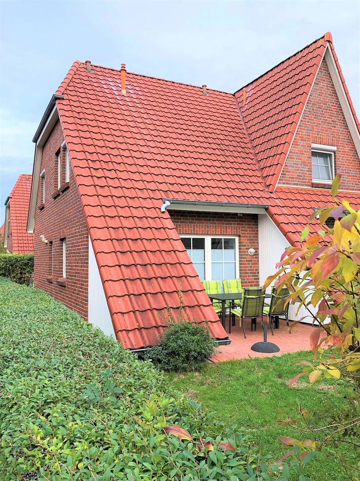 Ferienhaus für 4 Personen, mit Terrasse und Garten sowie Pool und Sauna