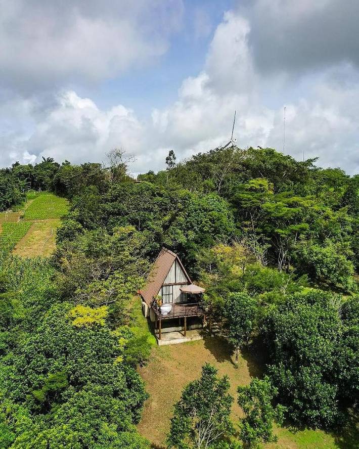 Lodge für 2 Personen, mit Ausblick und Sauna sowie Pool und Garten - 1
