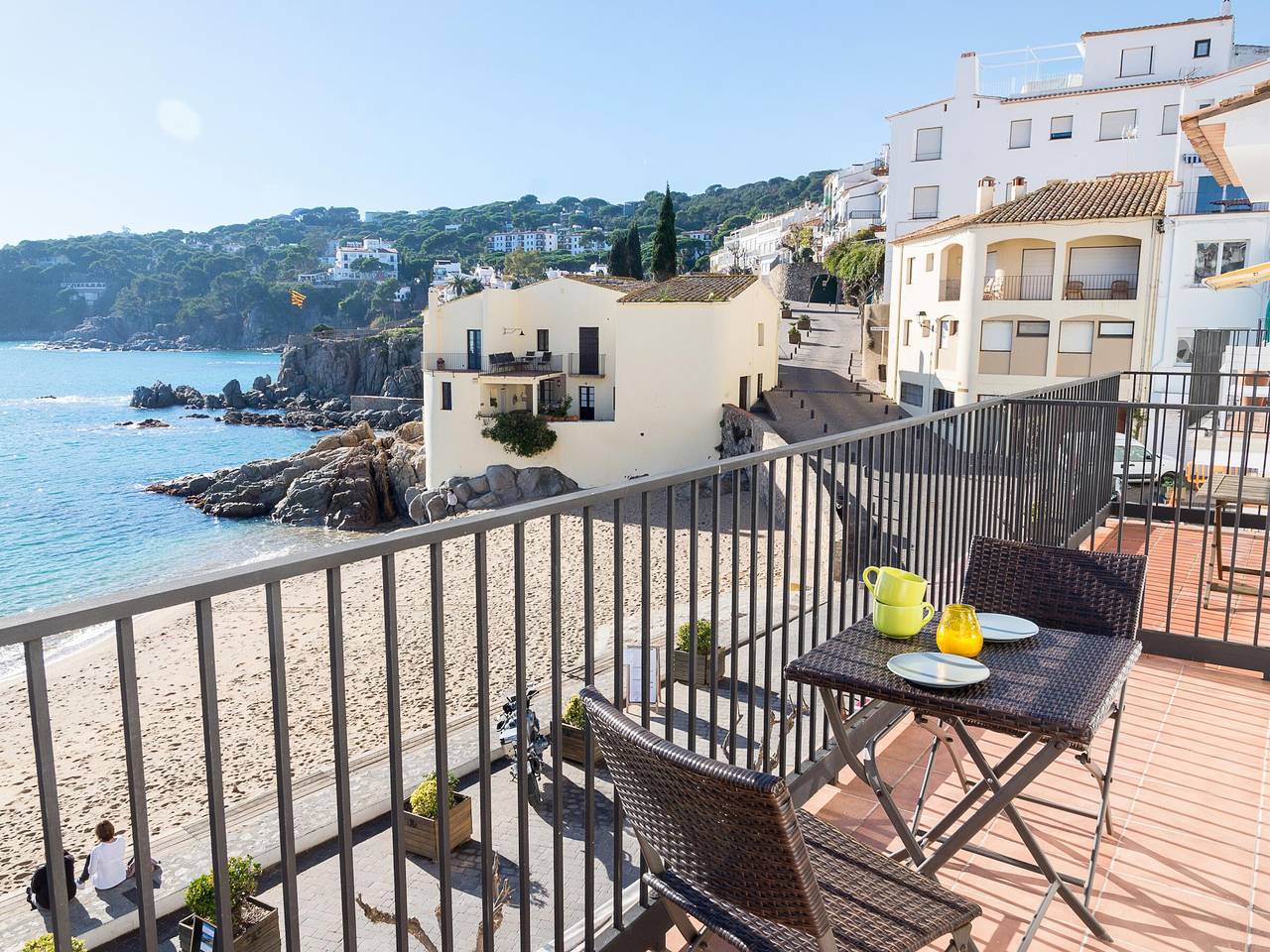 Ganze Wohnung, Les Formigues 3-apartamento primera línea de mar-Calella de Palafrugell-Costa Brava in Calella de Palafrugell, Palafrugell